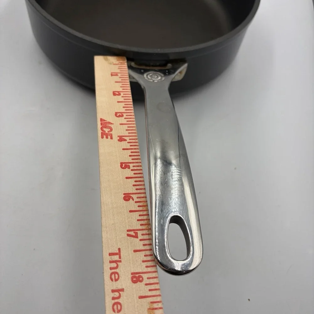 Le Creuset Toughened Non-Stick Deep Sauté Frying Pan Helper Handle 10.5